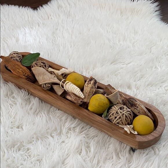 Global Designs Wooden Centerpiece Decor - Picture 3 of 5